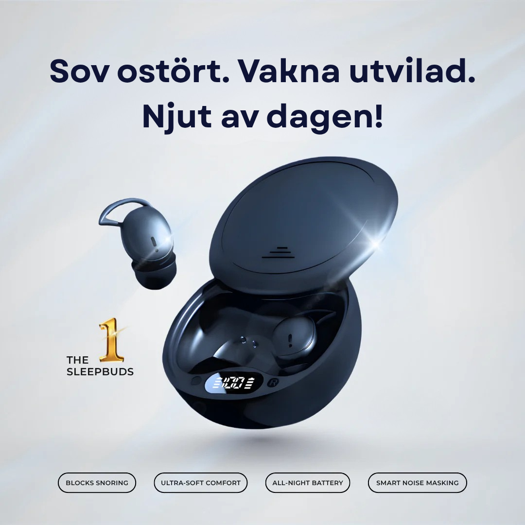 CalmBuds™ – Sov djupt, trots snarkningar och oväsen!