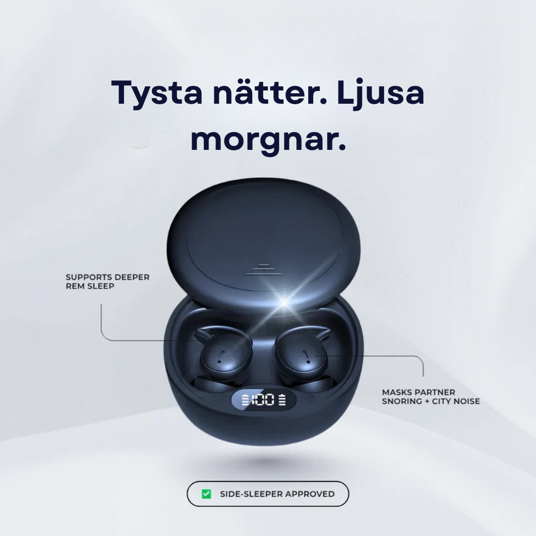CalmBuds™ – Sov djupt, trots snarkningar och oväsen!