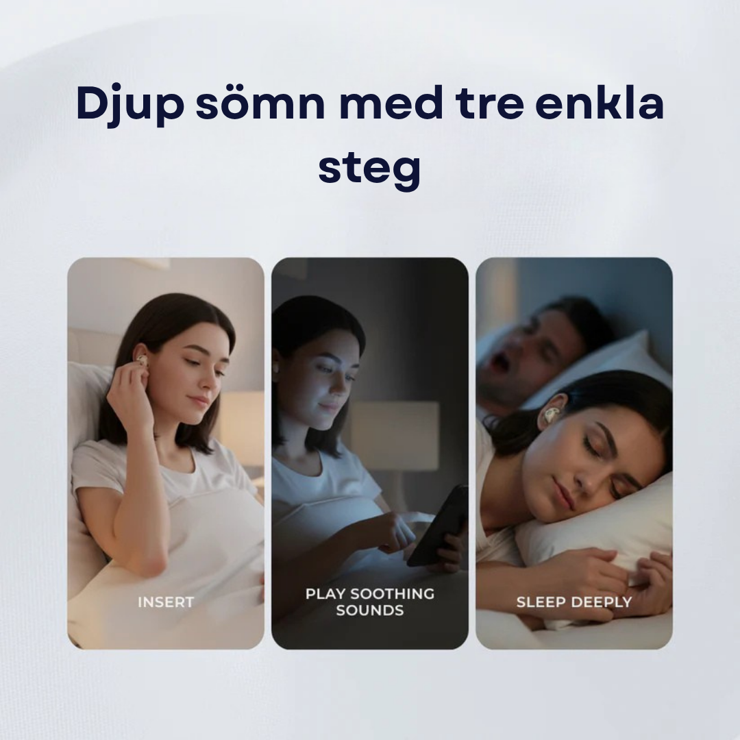 CalmBuds™ – Sov djupt, trots snarkningar och oväsen!